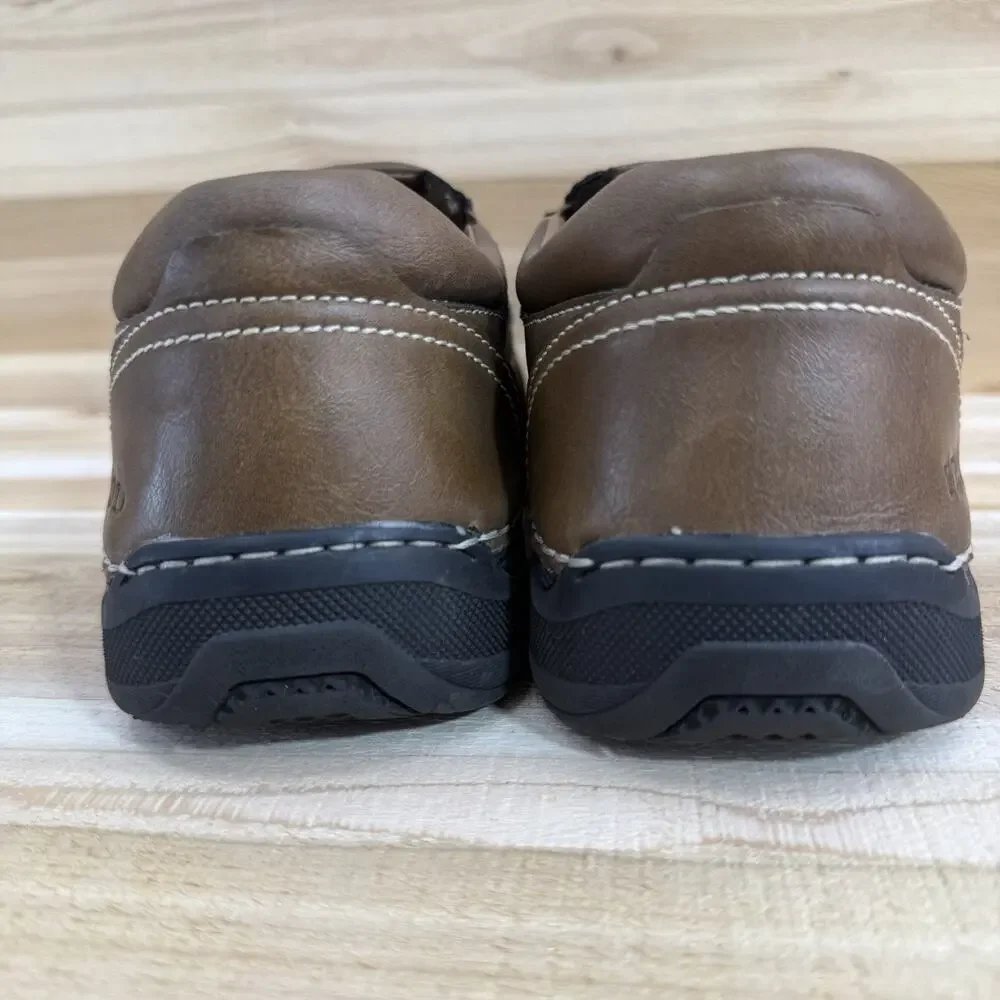 Izod Charlie Dark Tan Brown Slip On Loafer Memory Foam Men’s Size 9M